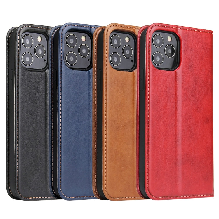 Fierre Shann PU Genuine Leather Texture Horizontal Flip Leather Case with Holder & Card Slots & Wallet