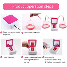 Load image into Gallery viewer, Portable USB Charging Chest Electric Massage Instrument, Ordinary Paragraph, Remote Control