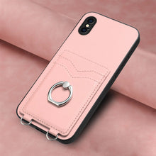 Load image into Gallery viewer, R20 Ring Card Holder Phone Case, For iPhone XS / X, For iPhone XR, For iPhone XS Max, For iPhone 8 Plus / 7 Plus