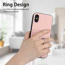 Load image into Gallery viewer, R20 Ring Card Holder Phone Case, For iPhone XS / X, For iPhone XR, For iPhone XS Max, For iPhone 8 Plus / 7 Plus