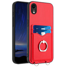Load image into Gallery viewer, R20 Ring Card Holder Phone Case, For iPhone XS / X, For iPhone XR, For iPhone XS Max, For iPhone 8 Plus / 7 Plus