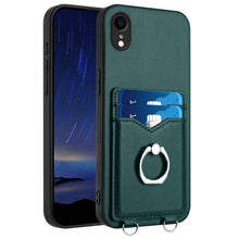 Load image into Gallery viewer, R20 Ring Card Holder Phone Case, For iPhone XS / X, For iPhone XR, For iPhone XS Max, For iPhone 8 Plus / 7 Plus