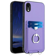 Load image into Gallery viewer, R20 Ring Card Holder Phone Case, For iPhone XS / X, For iPhone XR, For iPhone XS Max, For iPhone 8 Plus / 7 Plus