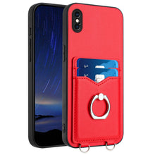 Load image into Gallery viewer, R20 Ring Card Holder Phone Case, For iPhone XS / X, For iPhone XR, For iPhone XS Max, For iPhone 8 Plus / 7 Plus
