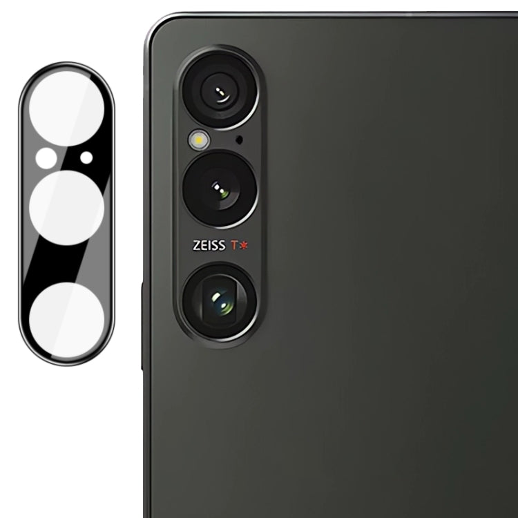 IMAK Rear Camera Lens Glass Film Black Version, For Sony Xperia 10 VII, For Sony Xperia 1 VII, For Sony Xperia 10 VI, For Sony Xperia 1 VI