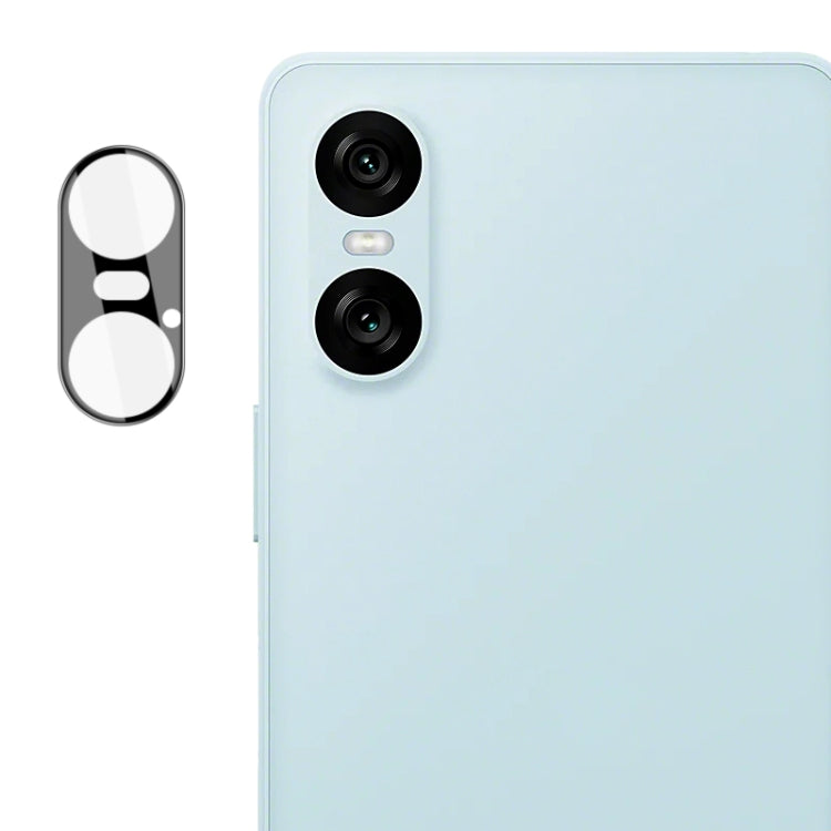 IMAK Rear Camera Lens Glass Film Black Version, For Sony Xperia 10 VII, For Sony Xperia 1 VII, For Sony Xperia 10 VI, For Sony Xperia 1 VI