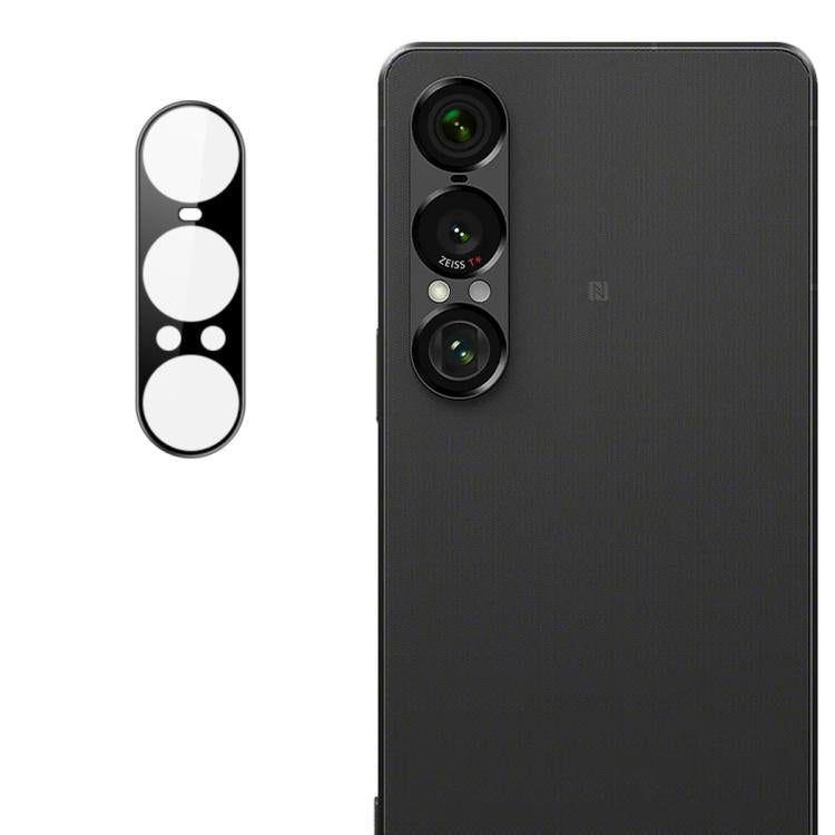 IMAK Rear Camera Lens Glass Film Black Version, For Sony Xperia 10 VII, For Sony Xperia 1 VII, For Sony Xperia 10 VI, For Sony Xperia 1 VI