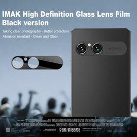 IMAK Rear Camera Lens Glass Film Black Version, For Sony Xperia 10 VII, For Sony Xperia 1 VII, For Sony Xperia 10 VI