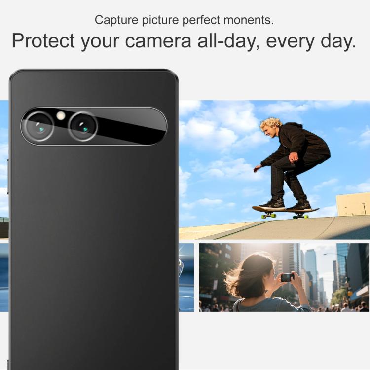 IMAK Rear Camera Lens Glass Film Black Version, For Sony Xperia 10 VII, For Sony Xperia 1 VII, For Sony Xperia 10 VI, For Sony Xperia 1 VI