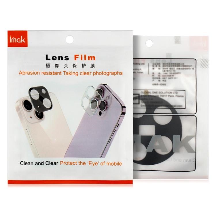 IMAK Rear Camera Lens Glass Film Black Version, For Sony Xperia 10 VII, For Sony Xperia 1 VII, For Sony Xperia 10 VI, For Sony Xperia 1 VI