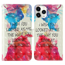 Load image into Gallery viewer, 3D Painting Colored Drawing Pattern Horizontal Flip TPU + PU Leather Case with Holder &amp; Card Slots &amp; Wallet &amp; Lanyard