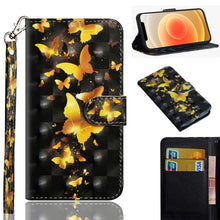 Load image into Gallery viewer, 3D Painting Pattern Horizontal Flip TPU + PU Leather Case with Holder &amp; Card Slots &amp; Wallet, For iPhone 12 mini, For iPhone 12 / 12 Pro, For iPhone 12 Pro Max, For Xiaomi Redmi 9