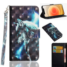 Load image into Gallery viewer, 3D Painting Pattern Horizontal Flip TPU + PU Leather Case with Holder &amp; Card Slots &amp; Wallet, For iPhone 12 mini, For iPhone 12 / 12 Pro, For iPhone 12 Pro Max, For Xiaomi Redmi 9