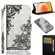Load image into Gallery viewer, 3D Painting Pattern Horizontal Flip TPU + PU Leather Case with Holder &amp; Card Slots &amp; Wallet, For iPhone 12 mini, For iPhone 12 / 12 Pro, For iPhone 12 Pro Max, For Xiaomi Redmi 9