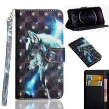 Load image into Gallery viewer, 3D Painting Pattern Horizontal Flip TPU + PU Leather Case with Holder &amp; Card Slots &amp; Wallet, For iPhone 12 mini, For iPhone 12 / 12 Pro, For iPhone 12 Pro Max, For Xiaomi Redmi 9