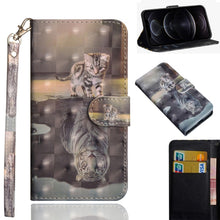 Load image into Gallery viewer, 3D Painting Pattern Horizontal Flip TPU + PU Leather Case with Holder &amp; Card Slots &amp; Wallet, For iPhone 12 mini, For iPhone 12 / 12 Pro, For iPhone 12 Pro Max, For Xiaomi Redmi 9