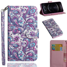 Load image into Gallery viewer, 3D Painting Pattern Horizontal Flip TPU + PU Leather Case with Holder &amp; Card Slots &amp; Wallet, For iPhone 12 mini, For iPhone 12 / 12 Pro, For iPhone 12 Pro Max, For Xiaomi Redmi 9