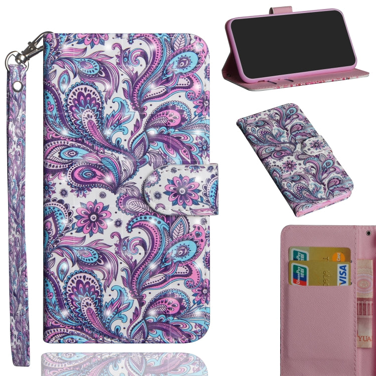 3D Painting Pattern Horizontal Flip TPU + PU Leather Case with Holder & Card Slots & Wallet, For Nokia 5.3, For Samsung Galaxy Note 20, For Samsung Galaxy Note 20 Ultra