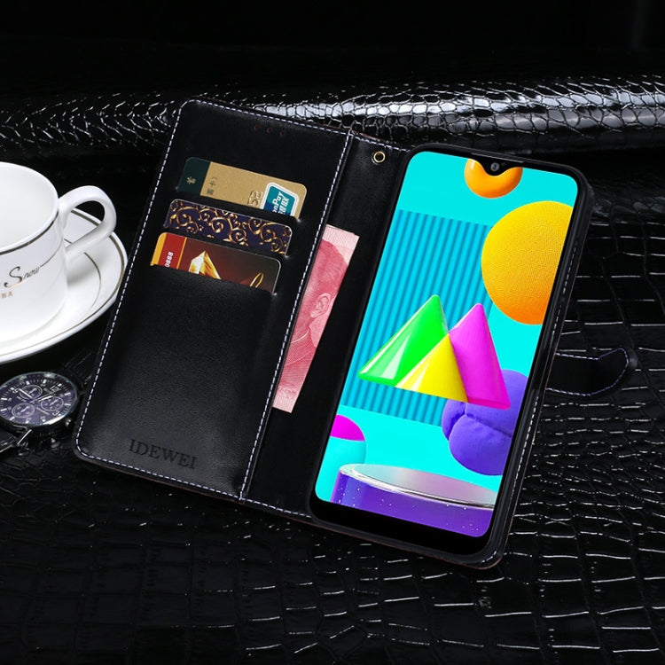 idewei Crocodile Texture Horizontal Flip Leather Case with Holder & Card Slots & Wallet