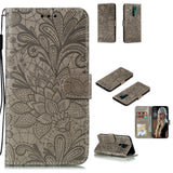Lace Flower Horizontal Flip Leather Case with Holder & Card Slots & Wallet & Photo Frame, For Xiaomi Redmi 9, For Xiaomi Redmi 9A, For Xiaomi Redmi 9C, For Xiaomi Redmi Note 9 / X10, For Huawei Honor Play 4T Pro, For Huawei Honor Y8s                   ...