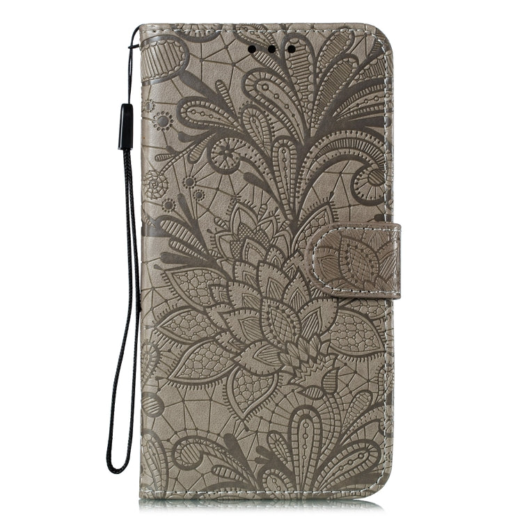 Lace Flower Horizontal Flip Leather Case with Holder & Card Slots & Wallet & Photo Frame