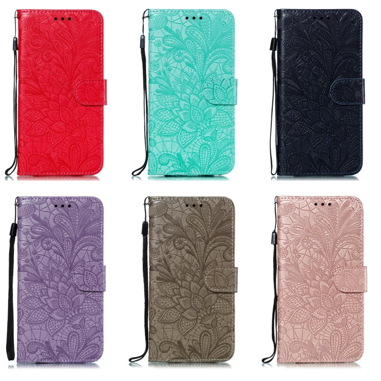 Lace Flower Horizontal Flip Leather Case with Holder & Card Slots & Wallet & Photo Frame