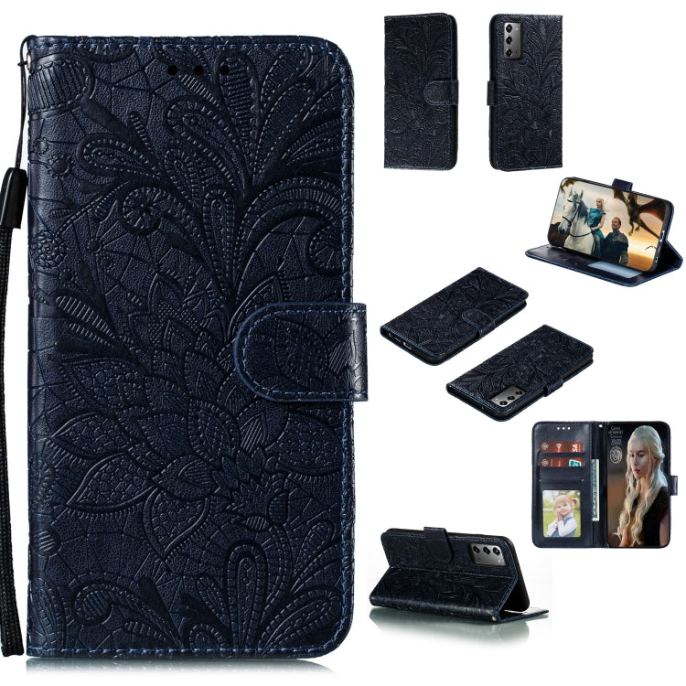 Lace Flower Horizontal Flip Leather Case with Holder & Card Slots & Wallet & Photo Frame