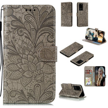 Load image into Gallery viewer, Lace Flower Horizontal Flip Leather Case with Holder &amp; Card Slots &amp; Wallet &amp; Photo Frame