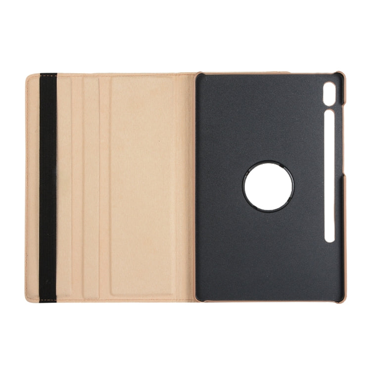 Litchi Texture Horizontal Flip 360 Degrees Rotation Leather Case with Holder, For Samsung Galaxy Tab S7 T870 (2020)