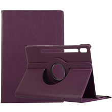 Load image into Gallery viewer, Litchi Texture Horizontal Flip 360 Degrees Rotation Leather Case with Holder, For Samsung Galaxy Tab S7 T870 (2020)