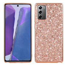 Load image into Gallery viewer, Glitter Powder Shockproof TPU Protective Case, For Xiaomi Redmi Note 9 / 10X 4G, For Xiaomi Note 10 Lite, For Samsung Galaxy Note 20, For Samsung Galaxy A21s, For Samsung Galaxy A51 5G