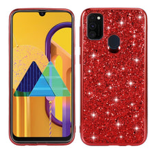 Load image into Gallery viewer, Glitter Powder Shockproof TPU Protective Case, For Xiaomi Redmi Note 9 / 10X 4G, For Xiaomi Note 10 Lite, For Samsung Galaxy Note 20, For Samsung Galaxy A21s, For Samsung Galaxy A51 5G