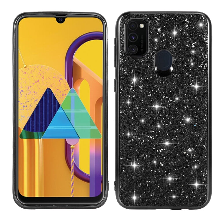 Glitter Powder Shockproof TPU Protective Case, For Xiaomi Redmi Note 9 / 10X 4G, For Xiaomi Note 10 Lite, For Samsung Galaxy Note 20, For Samsung Galaxy A21s, For Samsung Galaxy A51 5G