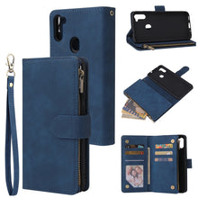 Load image into Gallery viewer, Multifunctional Retro Frosted Horizontal Flip Leather Case with Card Slot &amp; Holder &amp; Zipper Wallet &amp; Photo Frame &amp; Lanyard
