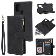 Load image into Gallery viewer, Multifunctional Retro Frosted Horizontal Flip Leather Case with Card Slot &amp; Holder &amp; Zipper Wallet &amp; Photo Frame &amp; Lanyard