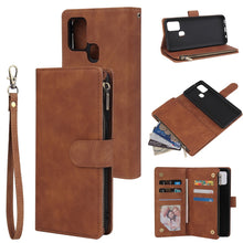 Load image into Gallery viewer, Multifunctional Retro Frosted Horizontal Flip Leather Case with Card Slot &amp; Holder &amp; Zipper Wallet &amp; Photo Frame &amp; Lanyard