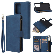 Load image into Gallery viewer, Multifunctional Retro Frosted Horizontal Flip Leather Case with Card Slot &amp; Holder &amp; Zipper Wallet &amp; Photo Frame &amp; Lanyard