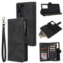 Load image into Gallery viewer, Multifunctional Retro Frosted Horizontal Flip Leather Case with Card Slot &amp; Holder &amp; Zipper Wallet &amp; Photo Frame &amp; Lanyard