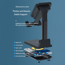 Load image into Gallery viewer, T6 2 in 1 Portable Folding Stand Wireless Charging, Only Bracket, Single Charge, Double Charge