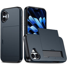 Load image into Gallery viewer, Shockproof Armor Phone Case with Card Slot, For iPhone 16
