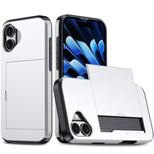 Load image into Gallery viewer, Shockproof Armor Phone Case with Card Slot, For iPhone 16 Pro Max, For iPhone 16 Pro, For iPhone 16 Plus, For iPhone 16