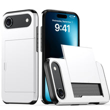 Load image into Gallery viewer, Shockproof Armor Phone Case with Card Slot, For iPhone Air, For iPhone 16 Pro Max, For iPhone 16 Pro, For iPhone 16 Plus