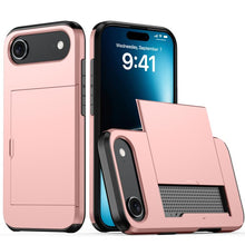Load image into Gallery viewer, Shockproof Armor Phone Case with Card Slot, For iPhone Air, For iPhone 16 Pro Max, For iPhone 16 Pro, For iPhone 16 Plus
