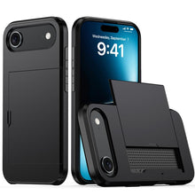 Load image into Gallery viewer, Shockproof Armor Phone Case with Card Slot, For iPhone Air, For iPhone 16 Pro Max, For iPhone 16 Pro, For iPhone 16 Plus