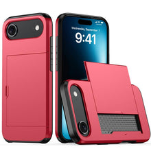 Load image into Gallery viewer, Shockproof Armor Phone Case with Card Slot, For iPhone Air, For iPhone 16 Pro Max, For iPhone 16 Pro, For iPhone 16 Plus