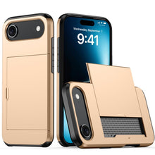 Load image into Gallery viewer, Shockproof Armor Phone Case with Card Slot, For iPhone Air, For iPhone 16 Pro Max, For iPhone 16 Pro, For iPhone 16 Plus