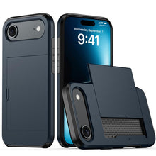 Load image into Gallery viewer, Shockproof Armor Phone Case with Card Slot, For iPhone Air, For iPhone 16 Pro Max, For iPhone 16 Pro, For iPhone 16 Plus