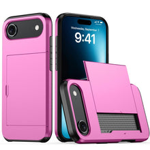 Load image into Gallery viewer, Shockproof Armor Phone Case with Card Slot, For iPhone Air, For iPhone 16 Pro Max, For iPhone 16 Pro, For iPhone 16 Plus