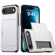 Load image into Gallery viewer, Shockproof Armor Phone Case with Card Slot, For iPhone Air, For iPhone 16 Pro Max, For iPhone 16 Pro, For iPhone 16 Plus