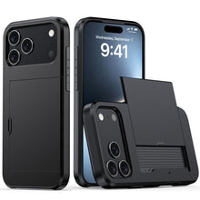 Load image into Gallery viewer, Shockproof Armor Phone Case with Card Slot, For iPhone 17 Pro Max, For iPhone 17 Pro, For iPhone 17, For iPhone Air